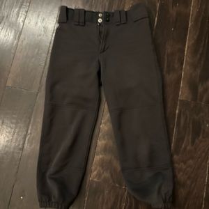 Black Mizuno Softball Pants